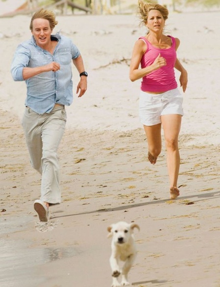 Кадри з фільму "Марлі і я"